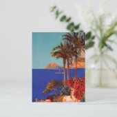 ヴィンテージアンティベスコットダジュール風景葉書 ポストカード (スタンド正面)