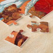 ヴィンテージアンティベスコートダジュールイラストレーション ジグソーパズル (側面)