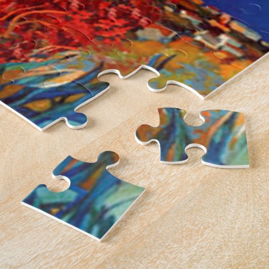 ヴィンテージアンティベスコートダジュール旅行風光明媚 ジグソーパズル (側面)