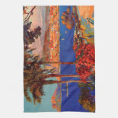 ヴィンテージアンティベスコートダジュール キッチンタオル (縦)