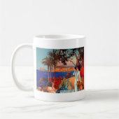 ヴィンテージアンティベスコートダジュール コーヒーマグカップ (左)