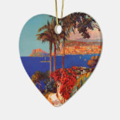 ヴィンテージアンティベスコートダジュール セラミックオーナメント (左)