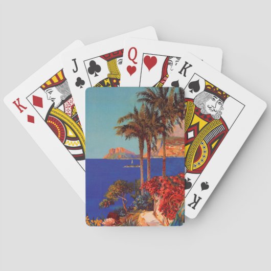 ヴィンテージアンティベスコートダジュール トランプ (裏面)