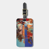 ヴィンテージアンティベスコートダジュール ラゲッジタグ (正面縦)