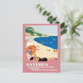 ヴィンテージアンティベスフランスビーチバケーショントラベル カード (スタンド正面)