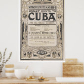 ヴィンテージアンティル諸島の旅行ポスターの女王 ポスター (キッチン)