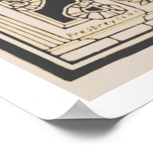 ヴィンテージアンティル諸島の旅行ポスターの女王 ポスター (角)