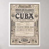 ヴィンテージアンティル諸島の旅行ポスターの女王 ポスター (正面)