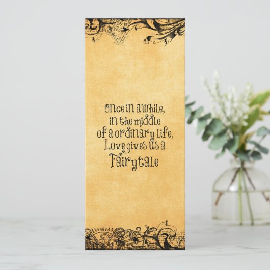 ヴィンテージアンティークとラブ引用文結婚ズ (スタンド正面)