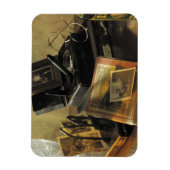 ヴィンテージアンティークと懐かしい記念品 マグネット (縦)