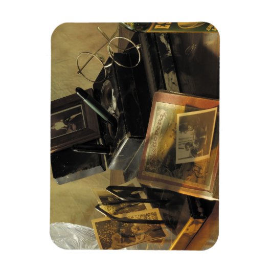 ヴィンテージアンティークと懐かしい記念品 マグネット (縦)