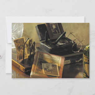 ヴィンテージアンティークと懐かしい記念品 招待状