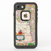 ヴィンテージアンティークアフリカの地図1652 LifeProof iPhoneケース (裏面)