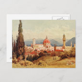 ヴィンテージアンティークイタリアフィレンスボボリガーデンズ ポストカード (正面/裏面)