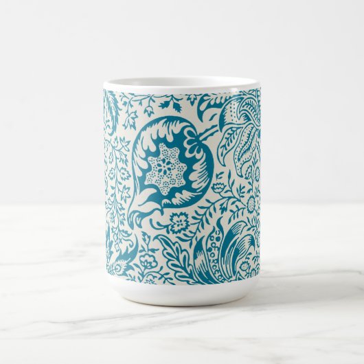 ヴィンテージアンティークウィリアムモリススネークズヘッドプリント コーヒーマグカップ (中央)