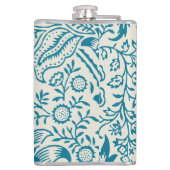 ヴィンテージアンティークウィリアムモリススネークズヘッドプリント フラスク (裏面)