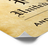 ヴィンテージアンティークエイブラハムリンカーンキャンペーンポスター ポスター (角)