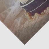 ヴィンテージアンティークエレガントフローラアート楽譜 薄葉紙 (詳細)