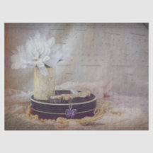 ヴィンテージアンティークエレガントフローラアート楽譜