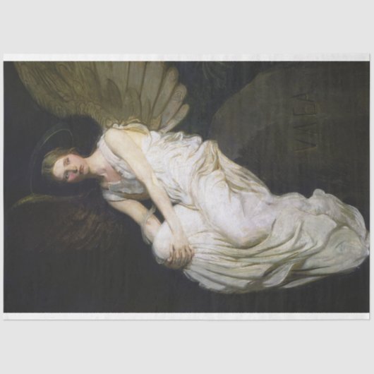 ヴィンテージアンティークエンジェルズクリスチャンデクページ 薄葉紙 (正面)