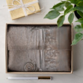 ヴィンテージアンティークエージングセピアブラックオールドカ素朴ール 薄葉紙 (ギフト)