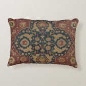 ヴィンテージアンティークオリエンタルペルシアレッド模様 アクセントクッション (裏面)