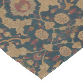 ヴィンテージアンティークオリエンタルペルシアレッド模様 ショートテーブルランナー (コーナー)