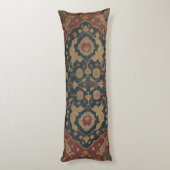 ヴィンテージアンティークオリエンタルペルシアレッド模様 ボディピロー (裏面 (縦))