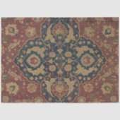 ヴィンテージアンティークオリエンタルペルシアレッド模様 薄葉紙 (正面)