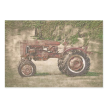 ヴィンテージアンティークオールド素朴カントリーファームトラクター