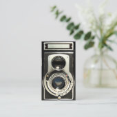 ヴィンテージアンティークカメラ集電装置 名刺 (スタンド正面)