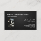 ヴィンテージアンティークカメラ集電装置 名刺 (裏面)
