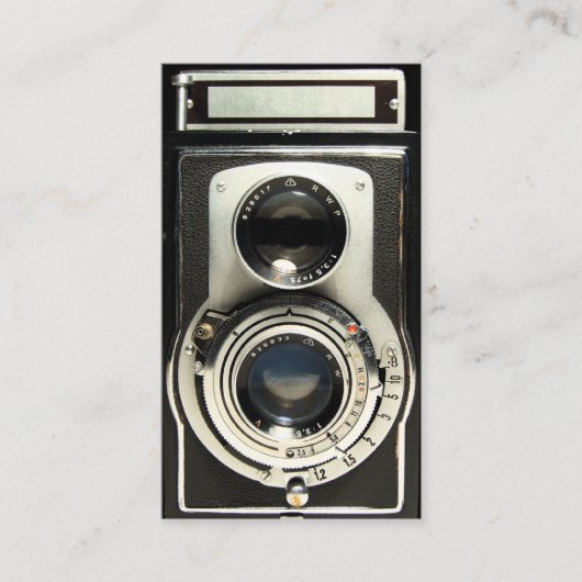ヴィンテージアンティークカメラ集電装置 名刺 (正面)