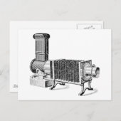 ヴィンテージアンティークカメラ ポストカード (正面/裏面)