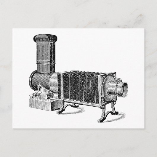 ヴィンテージアンティークカメラ ポストカード (正面)