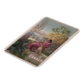 ヴィンテージアンティークカンヌフランスの旅行広告 マグネット (左側)