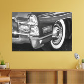 ヴィンテージアンティーククラシックカーキャディラック キャンバスプリント (インサイチュ (リビング))