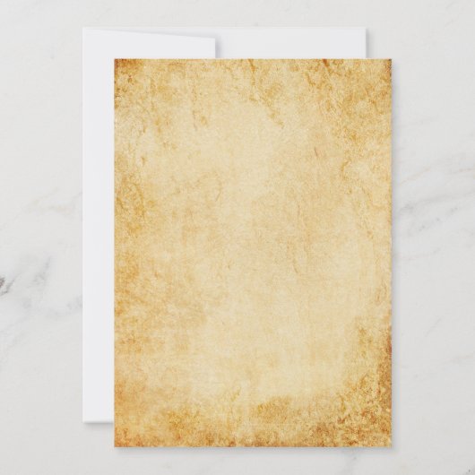 ヴィンテージアンティーククラシックハローウィンパーティ 招待状 (裏面)