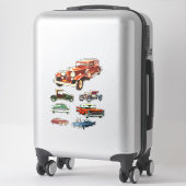 ヴィンテージアンティーククラシック自動車芸術 シール (スーツケース)