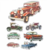 ヴィンテージアンティーククラシック自動車芸術 シール (正面)