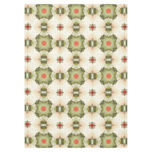 ヴィンテージアンティーククリスマスをテーマにしたパート10エフェメラ テーブルクロス (正面)