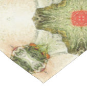 ヴィンテージアンティーククリスマスをテーマにしたパート10エフェメラ テーブルクロス (アングル)