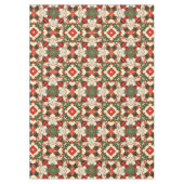 ヴィンテージアンティーククリスマスをテーマにしたパート11エフェメラ テーブルクロス (正面)