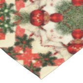 ヴィンテージアンティーククリスマスをテーマにしたパート11エフェメラ テーブルクロス (アングル)