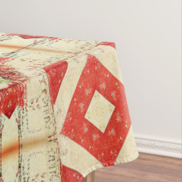 ヴィンテージアンティーククリスマスをテーマにしたパート12エフェメラ テーブルクロス