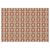 ヴィンテージアンティーククリスマスをテーマにしたパート14エフェメラ テーブルクロス (正面(横))