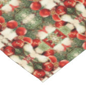 ヴィンテージアンティーククリスマスをテーマにしたパート14エフェメラ テーブルクロス (アングル)