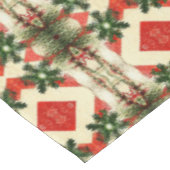 ヴィンテージアンティーククリスマスをテーマにしたパート15エフェメラ テーブルクロス (アングル)