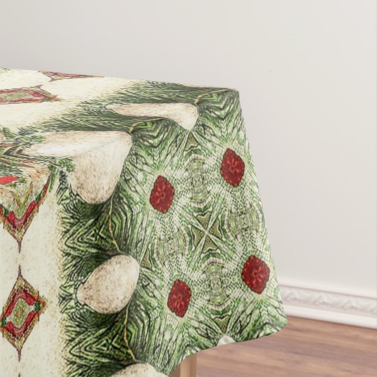 ヴィンテージアンティーククリスマスをテーマにしたパート19エフェメラ テーブルクロス (インサイチュ)
