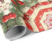 ヴィンテージアンティーククリスマスをテーマにしたパート1 Ephemera ラッピングペーパー (ロールコーナー)